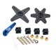 RJXHOBBY Brushless Digital High Voltage Standard tail Servo BLS0550THV  for helicopter (L40xW20xH37mm)