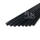 RJX 1pcs Carbon Fiber Square Solid Rods Length 1000mm diameter 2-13mm