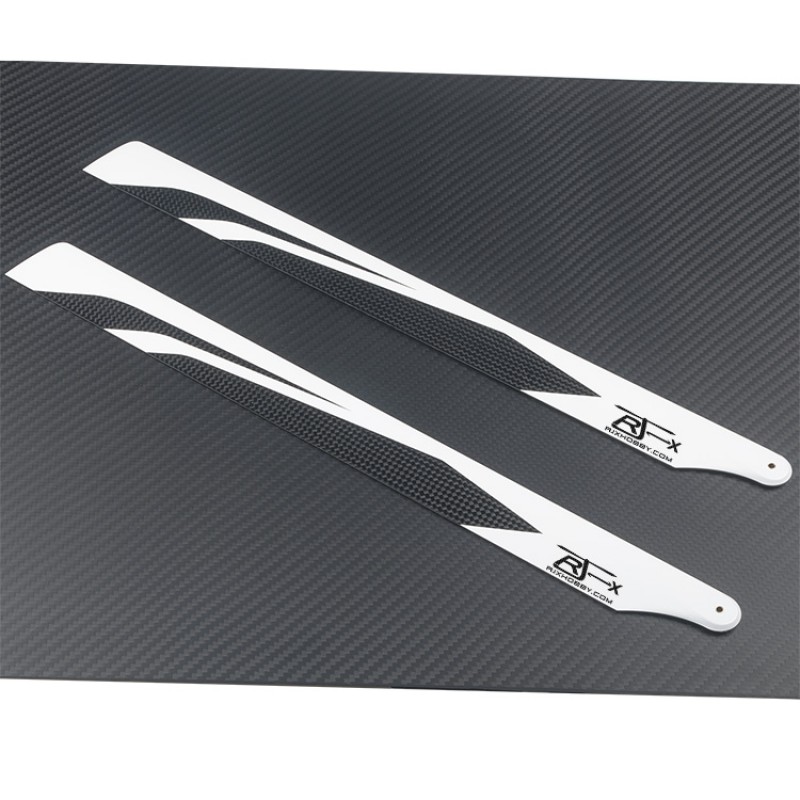 RJXHOBBY 380 RC Helicopter Carbon Fiber Blades