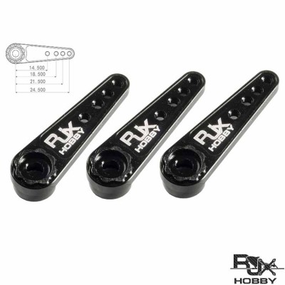 RJXHOBBY  25T Futaba Savox Aluminum Servo Horn 3 Pack 
