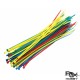 RJXHOBBY 40pcs Nylon Cable Ties Multi Color