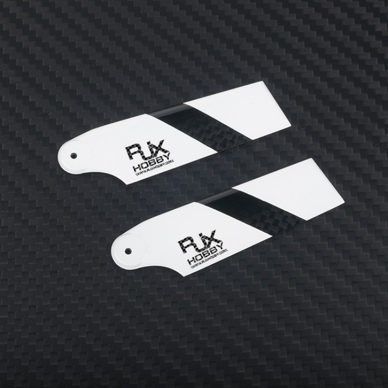 RJX Black and White 68mm Tail CF Blades