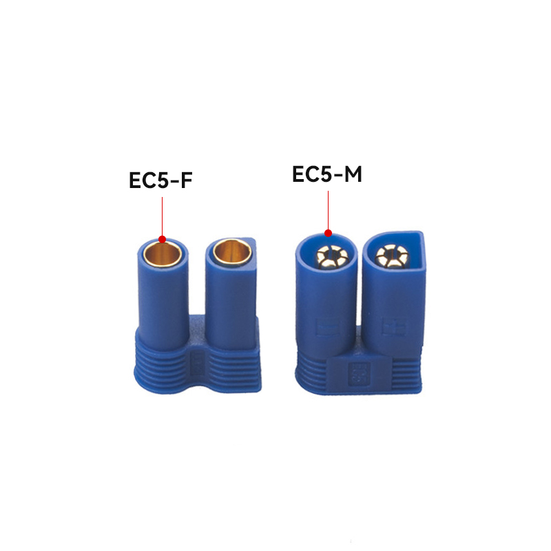 RJXHOBBY 5 Pairs Male Female EC5 Banana Gold Bullet Plug Connector 5mm RC ESC Lipo Battery Motor