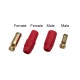 RJXHOBBY AS150 Male and Female Anti Spark Connector Plug Set for Battery, ESC, and Charge Lead