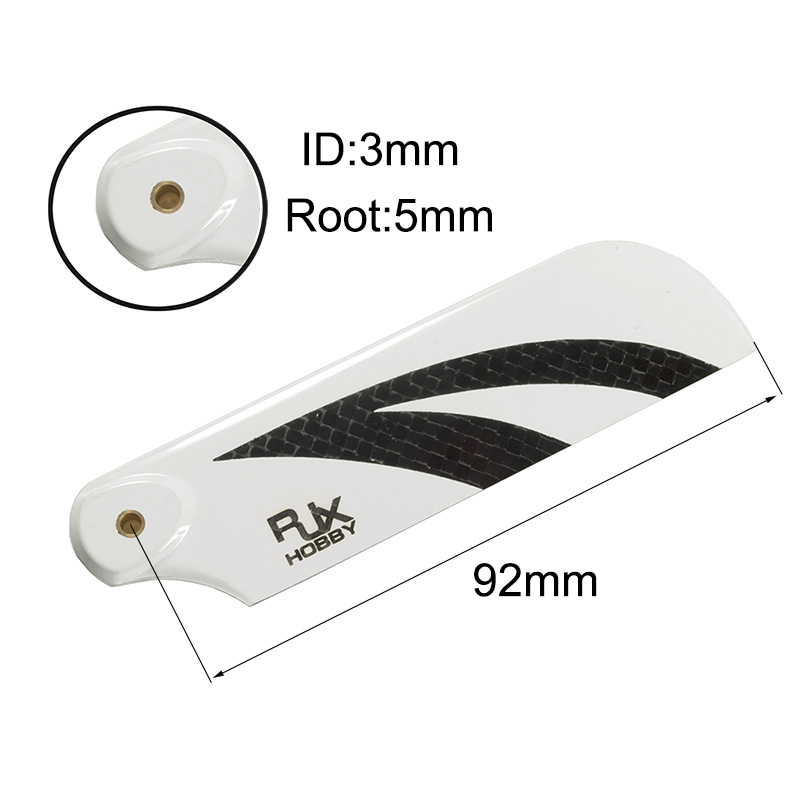 RJX 92mm Tail CF Blades