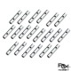 RJXHOBBY 20pcs Aluminum M3x32mm Standoff Spacer  Flat Column for RC  FPV Drone