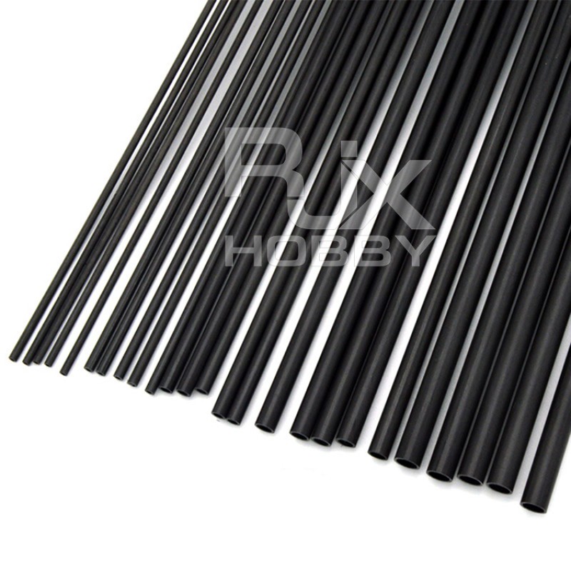 RJX 1pcs Hollow Carbon fiber tube Length 1000mm (OD 11-25mm)