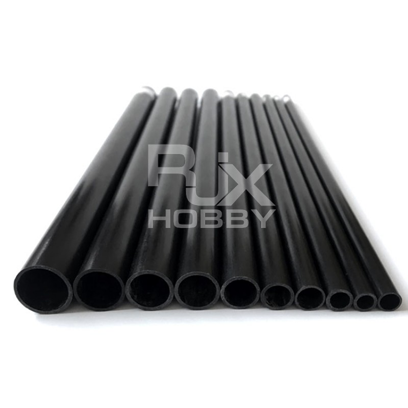 RJX 1pcs Hollow Carbon fiber tube Length 1000mm (OD 11-25mm)