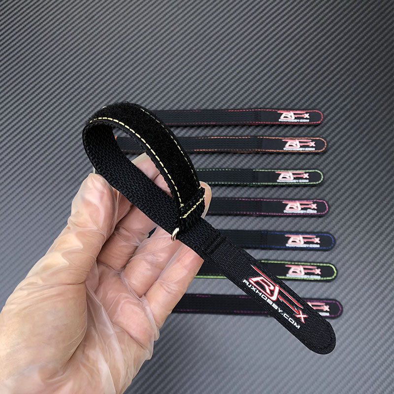 RJX OEM 20mm width Kevlar Stitched Non-Slip Silicone Battery Straps
