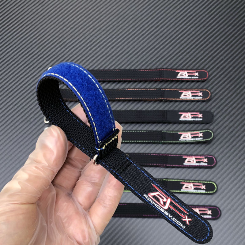 RJX OEM 20mm width Kevlar Stitched Non-Slip Silicone Battery Straps