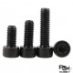 RJXHOBBY 100pcs M3 4mm-60mm Class 12.9 Alloy Steel Socket Head Caps Screws