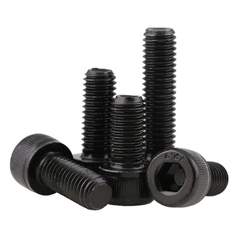RJXHOBBY 50pcs M8 10mm-90mm Class 12.9 Alloy Steel Socket Head Caps Screws