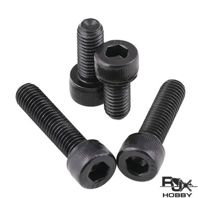 RJXHOBBY 50pcs M8 10mm-90mm Class 12.9 Alloy Steel Socket Head Caps Screws