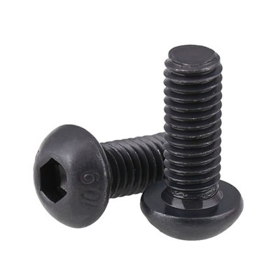 RJXHOBBY 100pcs M2.5 3-30mm Hex Socket Round Button Head Screw Grade10.9 Button Head Screws