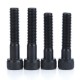 RJXHOBBY 50pcs M3 30mm-100mm Class 12.9 Grade Half Tooth Hex Hexagon Socket Cap Head Screw Partially Thread Allen Bolts