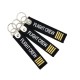 RJX Customs Remove Before Flight Keychain Jewelry Embroidery Engineer Key Chain