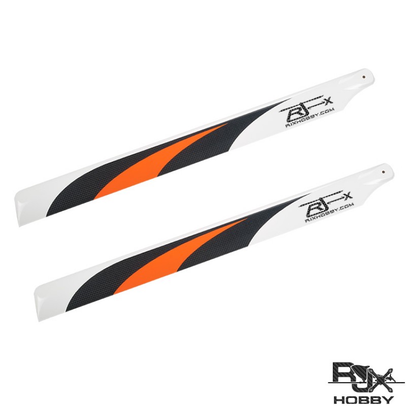 RJX Orange  600mm Premium CF Blades-FBL Version