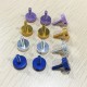 RJXHOBBY M3x10mm Knurled Head Flat Point Fully Threaded Thumb Screws Fastener 10pcs