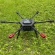 RJX1000 6-Axis Carbon Fiber Umbrella Folding Hexacopter Frame with Motor Mounts