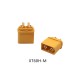 RJXHOBBY 5 Sets XT60H XT-60 Male Female Bullet Connectors Power Plugs(with caps) for RC Lipo Battery