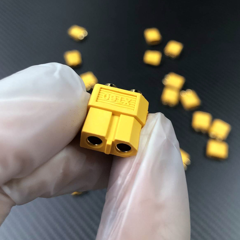 RJXHOBBY 5 Sets XT60PB Male Female Bullet Connectors for PCB