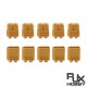 RJXHOBBY 5 Sets XT60PB Male Female Bullet Connectors for PCB