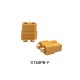 RJXHOBBY 5 Sets XT60PB Male Female Bullet Connectors for PCB