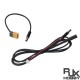 RJXHOBBY Battery Silicone Extension line DC5.5x2.1mm （For Fat Shark Goggle)