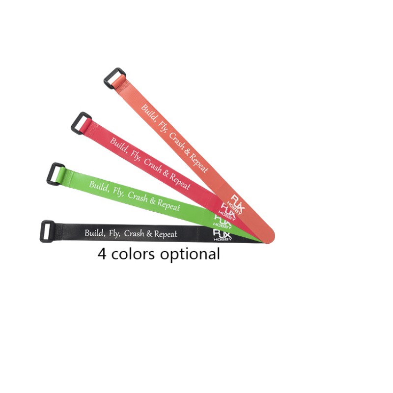 RJXHOBBY Non-Slip Silicone Battery Straps – 4PACK(Width: 20mm Length: 200 / 250 / 300mm )