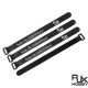 RJXHOBBY Non-Slip Silicone Battery Straps – 4PACK(Width: 20mm Length: 200 / 250 / 300mm )