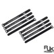 RJXHOBBY Non-Slip Silicone Battery Straps – 8 PACK(Width: 20mm Length: 200 / 250 / 300mm )