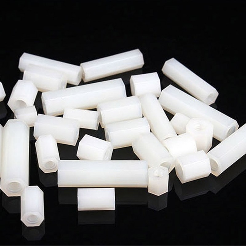 RJX M3 Nylon Spacer Washer Standoff Plastic Support Hexagonal Column Screws