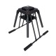 RJX1200B 4-Axis Carbon Fiber Umbrella Folding Quadcopter Frame without motor mounts