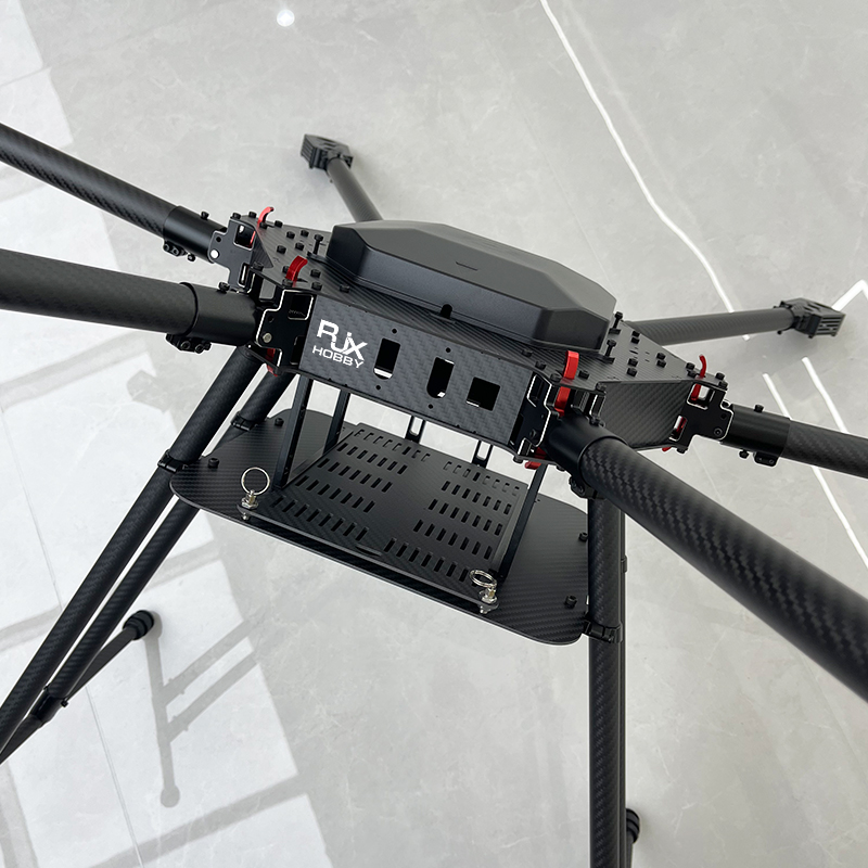 RJX1200C 6-Axis Carbon Fiber Umbrella Folding Hexacopter Frame with Motor Mounts ﻿