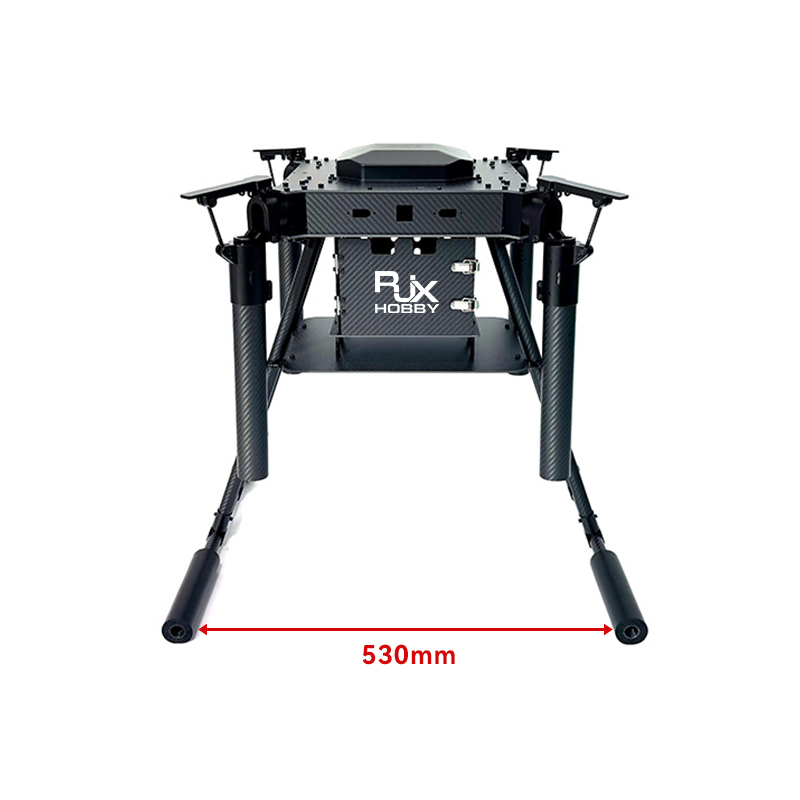 RJX1200E 4-Axis Carbon Fiber Umbrella Folding Quadcopter Frame without motor mounts