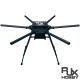 RJX1300V 6-Axis Carbon Fiber Umbrella Folding Hexacopter Frame Dual Battery Tray No Motor Mounts