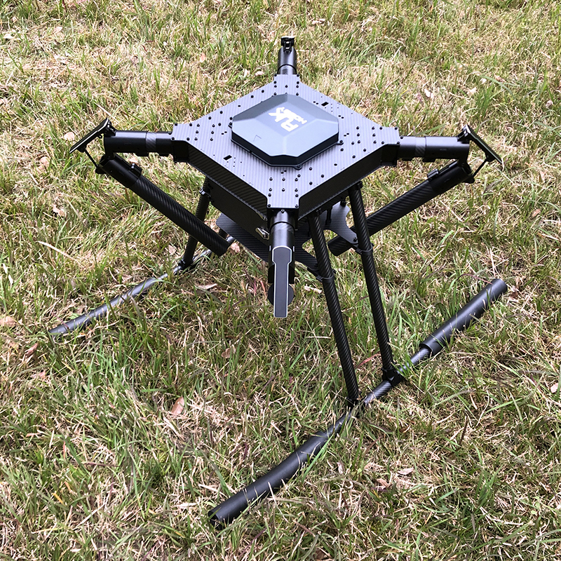 RJX1300C  4-Axis Carbon Fiber Folding Quadcopter Frame without motor mounts