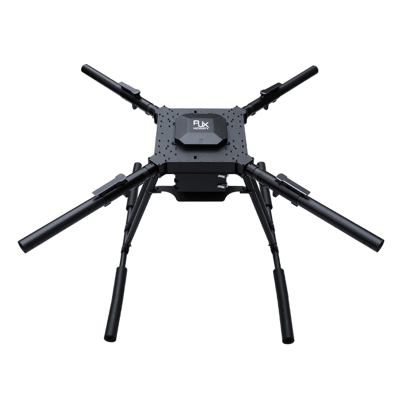 RJX1300C  4-Axis Carbon Fiber Folding Quadcopter Frame without motor mounts