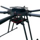 RJX1300V 6-Axis Carbon Fiber Umbrella Folding Hexacopter Frame Dual Battery Tray No Motor Mounts