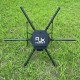 RJX1300F 6-Axis Carbon Fiber Umbrella Folding Hexacopter Frame with upper and below battery tray without motor mounts