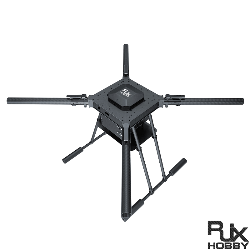 RJX1300I 4-Axis Carbon Fiber Umbrella Folding Quadcopter Frame without motor mounts