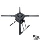 RJX1300I 4-Axis Carbon Fiber Umbrella Folding Quadcopter Frame without motor mounts