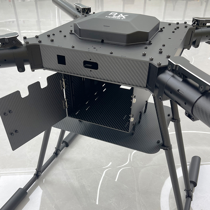 RJX1300I 4-Axis Carbon Fiber Umbrella Folding Quadcopter Frame without motor mounts