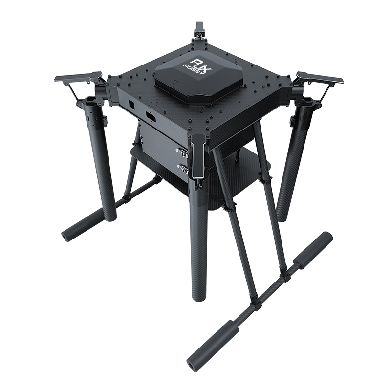RJX1300I 4-Axis Carbon Fiber Umbrella Folding Quadcopter Frame without motor mounts