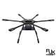 RJX1300J 6-Axis Carbon Fiber Umbrella Folding Hexacopter Frame with Motor Mounts 