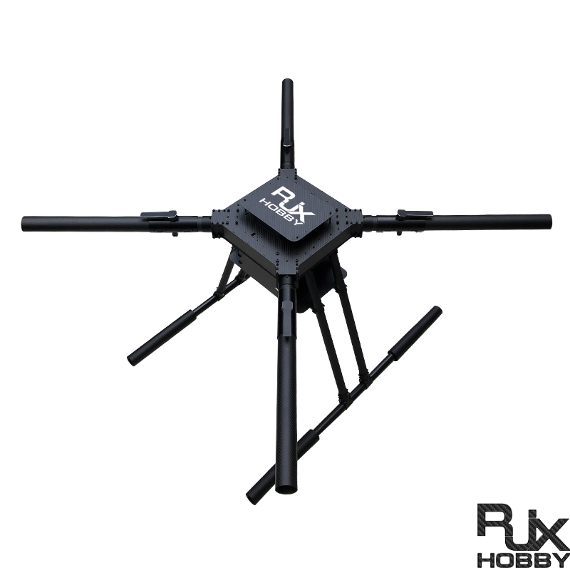 RJX1620 4-Axis Carbon Fiber Umbrella Folding Quadcopter Frame without motor mounts