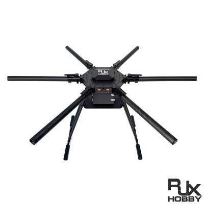 RJX1638A 6-Axis Carbon Fiber Umbrella Folding Hexacopter Frame without motor mounts