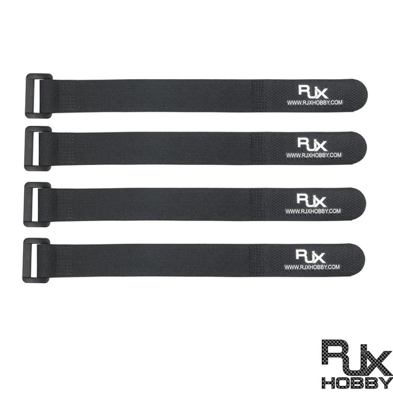 RJXHOBBY Battery Straps – 4 PACK(Width: 20mm Length:200 /250 /300 /350 /400)