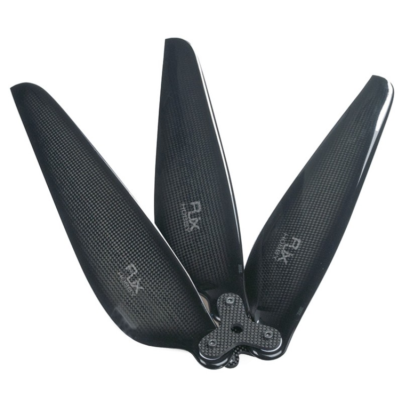 RJXHOBBY Carbon Fiber Folding Propeller – 3 BLADE – 28 x 9.2 (1 set)
