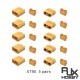 RJXHOBBY 5pair XT90 Male Female Battery Connector Bullet Connector Set for Battery, ESC, and Charge Lead